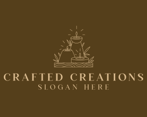 Artisanal Candle Decoration logo design