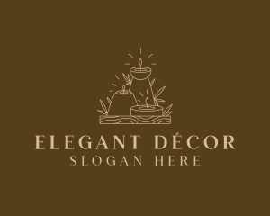 Artisanal Candle Decoration logo design