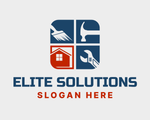 House Repair Service logo design