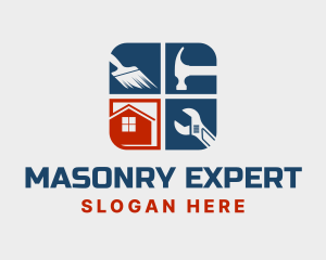 House Repair Service logo design