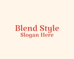 Elegant Boutique Style logo design