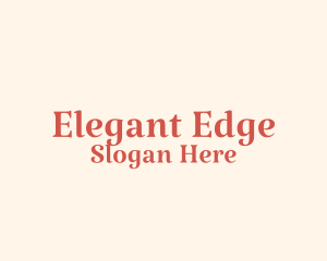 Elegant Boutique Style logo design