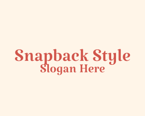 Elegant Boutique Style logo design