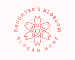 Cherry Blossom Flower Events logo design