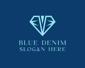 Blue Diamond Jewelry logo design