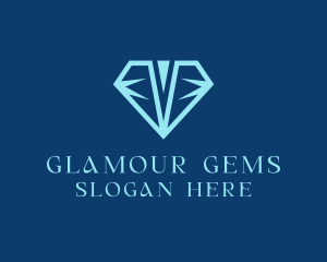 Blue Diamond Jewelry logo design