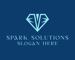 Blue Diamond Jewelry logo design