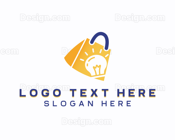 Light Bulb Shopping Bag Logo