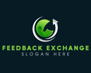 Money Exchange Arrow logo
