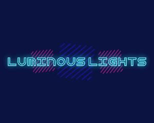 Neon Light Business logo design