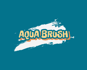 Cool Brush Wordmark logo design