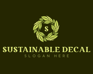 Botanical Eco Sustainable logo design