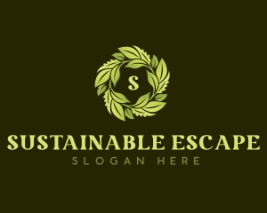 Botanical Eco Sustainable logo design