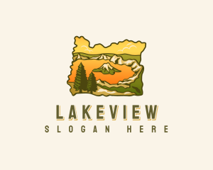 Nature Lake Idaho logo design