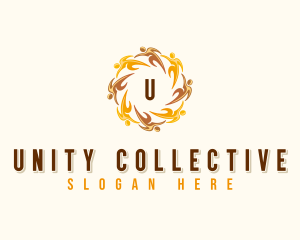 People Community Unity logo design