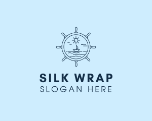 Sailing Boat Helm logo design