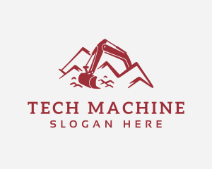 Mountain Backhoe Machine logo