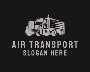 Truck Haulage Logistics logo design