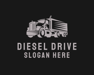 Truck Haulage Logistics logo design