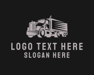 Diesel - Truck Haulage Logistics logo design