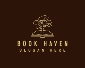 Book Tree Learning logo design