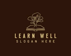 Book Tree Learning logo design