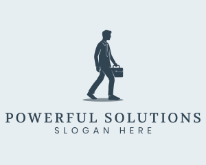 Professional Businessman Staff logo design