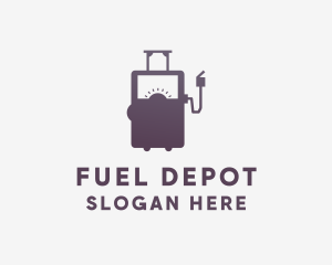 Gasoline Petroleum Pump logo design