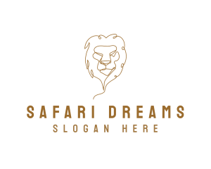 Safari Wild LIon logo design