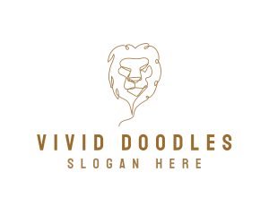 Safari Wild LIon logo design