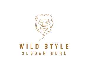 Safari Wild LIon logo design