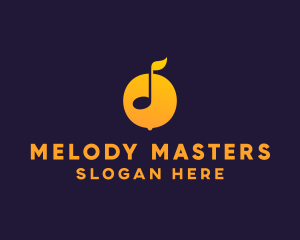 Lemon Music Note  logo design