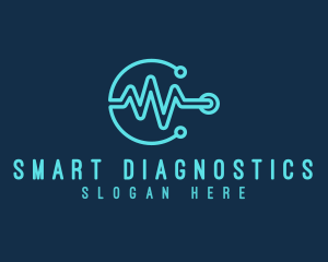 Minimalist Stethoscope Lifeline logo design