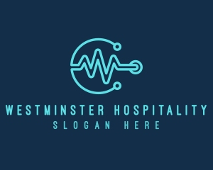 Minimalist Stethoscope Lifeline logo design