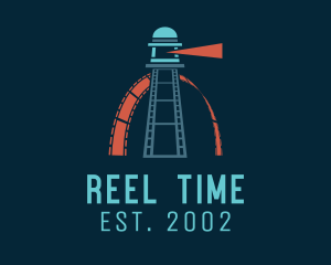 Sea Lighthouse Reel logo design