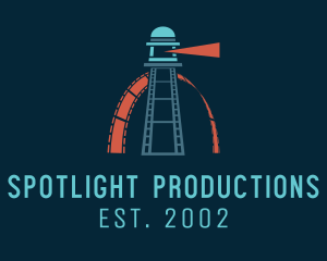 Sea Lighthouse Reel logo design