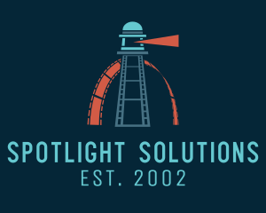 Sea Lighthouse Reel logo design