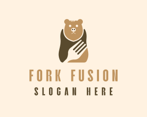 Bear Fork Restaurant logo design