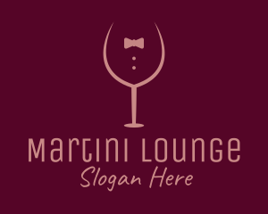 Elegant Winery Glass logo design