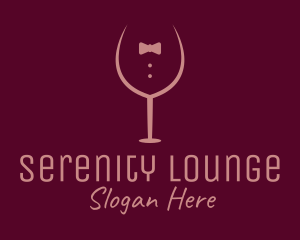 Elegant Winery Glass logo design