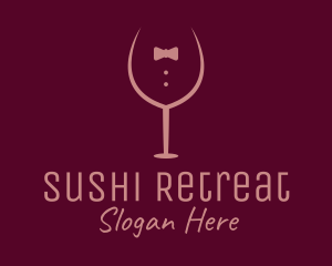 Elegant Winery Glass logo design