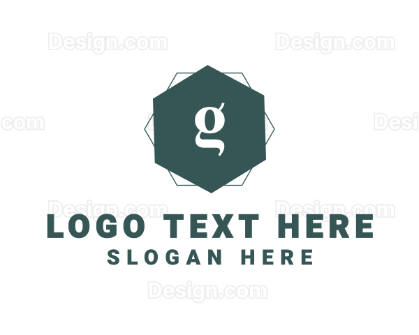 Blue G Hexagon Logo