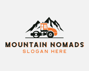 Mountain Road Roller logo design