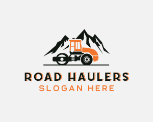 Mountain Road Roller logo design