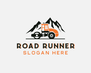 Mountain Road Roller logo design