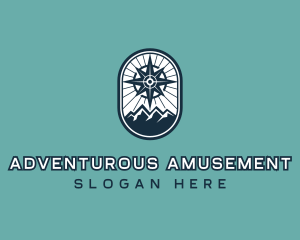 Compass Mountain Adventure logo design