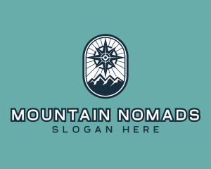 Compass Mountain Adventure logo design