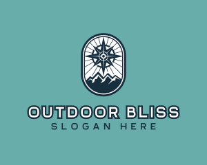 Compass Mountain Adventure logo design