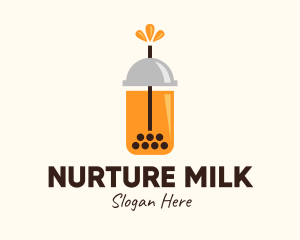 Modern Tea Drink logo design