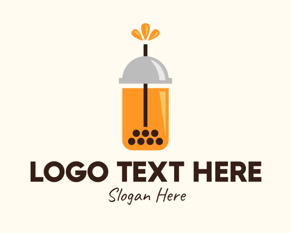 Milk Tea Shop logo example 4